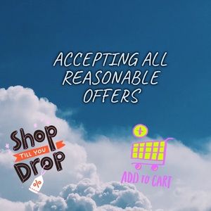 OFFERS ARE WELCOME 🛍